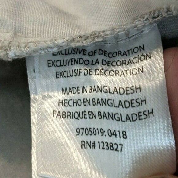 Bruno Milano Shorts  Men's Size 34   Sailboat Bird Print Flat Front Khaki Chino - Picture 5 of 7